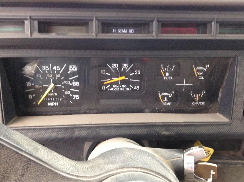 Ford f600 instrument cluster #9